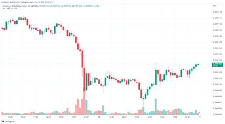 Shib 目前正在加密货币市场下跌后恢复:来源@Tradingview.com