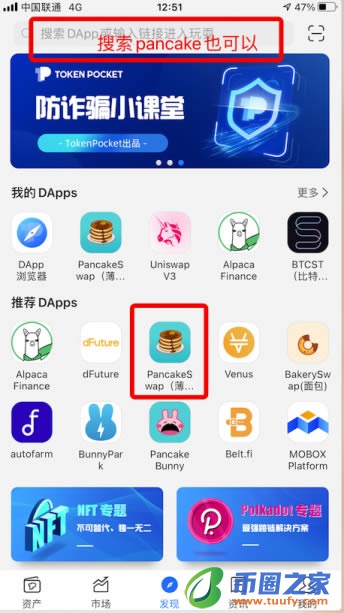 在TP钱包的pancake购买项目教程插图3