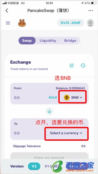 在TP钱包的pancake购买项目教程插图5