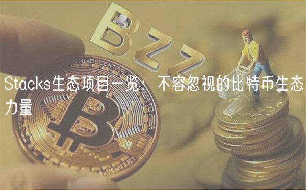 Stacks生态项目一览:不容忽视的比特币生态力量