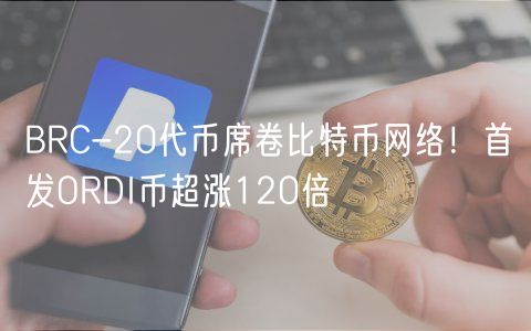 BRC-20代币席卷比特币网络!首发ORDI币超涨120倍