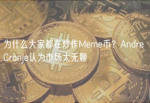 为什么大家都在炒作Meme币？Andre Cronje认为市场太无聊
