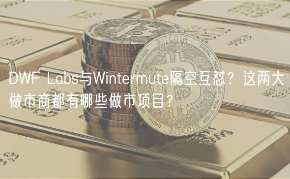 DWF Labs与Wintermute隔空互怼？这两大做市商都有哪些做市项目？