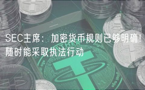 SEC主席：加密货币规则已够明确！随时能采取执法行动