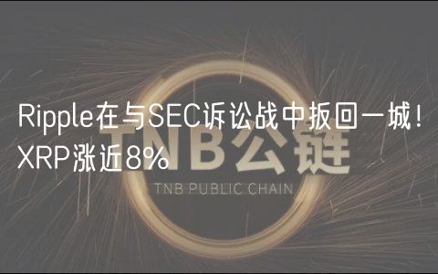 Ripple在与SEC诉讼战中扳回一城！RP涨近8%