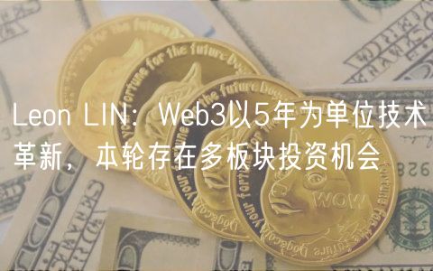 Leon LIN：Web3以5年为单位技术革新，本轮存在多板块投资机会