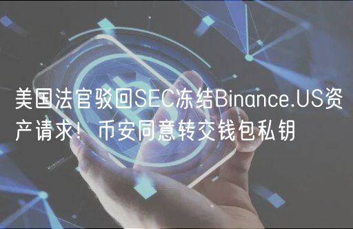 美国法官驳回SEC冻结Binance.US资产请求！币安同意转交钱包私钥