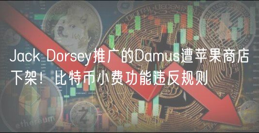 Jack Dorsey推广的Damus遭苹果商店下架！比特币小费功能违反规则