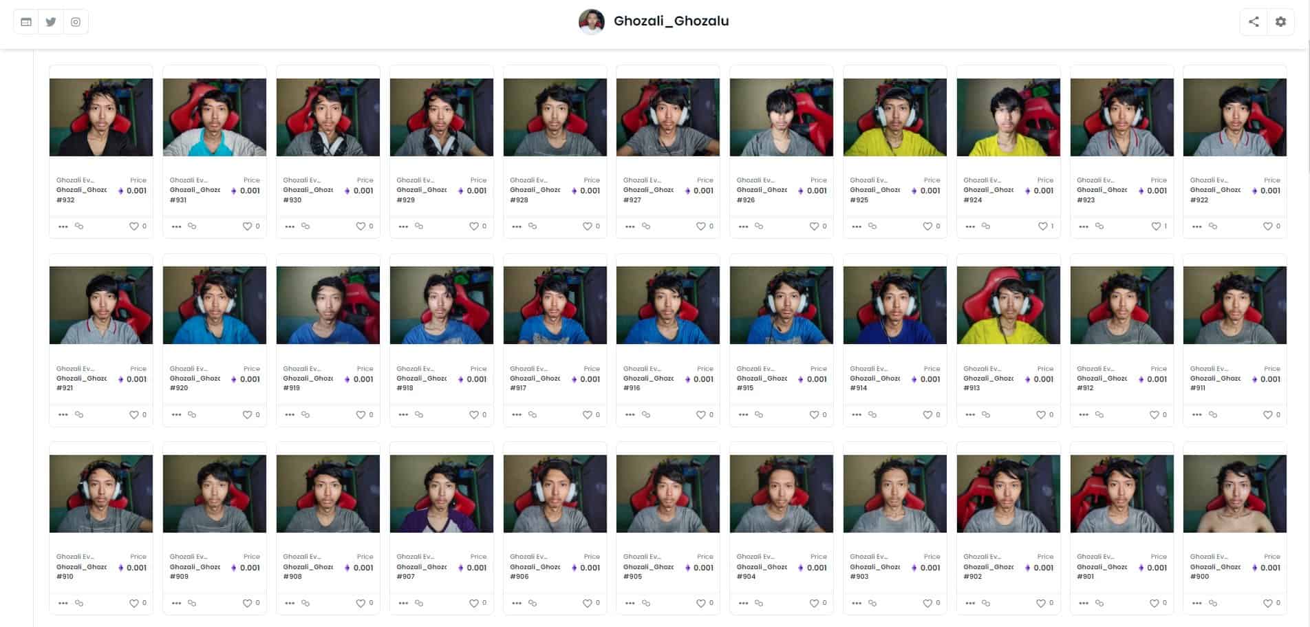 Indonesian Boy Ghozali Makes Bank Selling a Thousand Selfies as NFTs on OpenSea