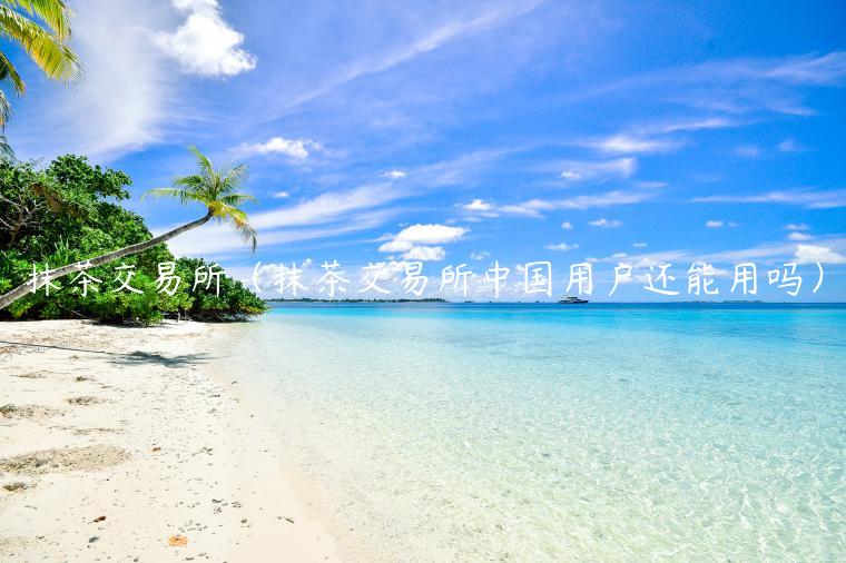 抹茶交易所（抹茶交易所中国用户还能用吗）