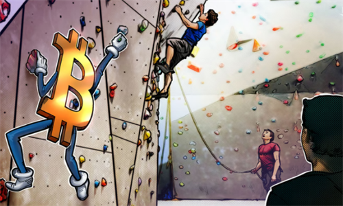 比特币价格反弹试图突破44000美元