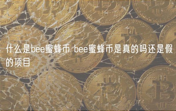 什么是bee蜜蜂币 bee蜜蜂币是真的吗还是假的项目