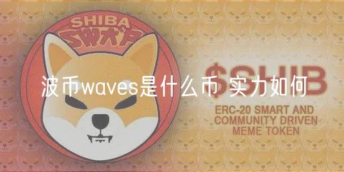 波币waves是什么币 实力如何