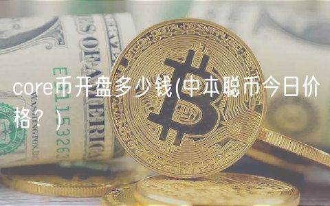core币开盘多少钱 _ 中本聪币今日价格？