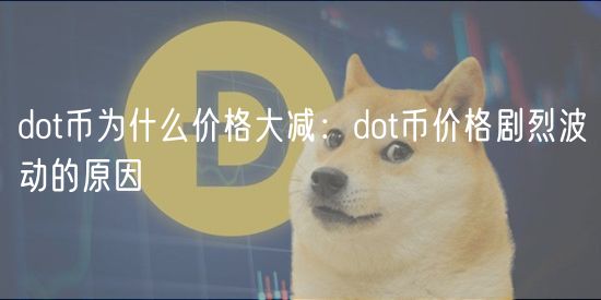 dot币为什么价格大减:dot币价格剧烈波动的原因