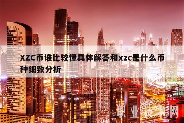 XZC币谁比较懂具体解答和xzc是什么币种细致分析