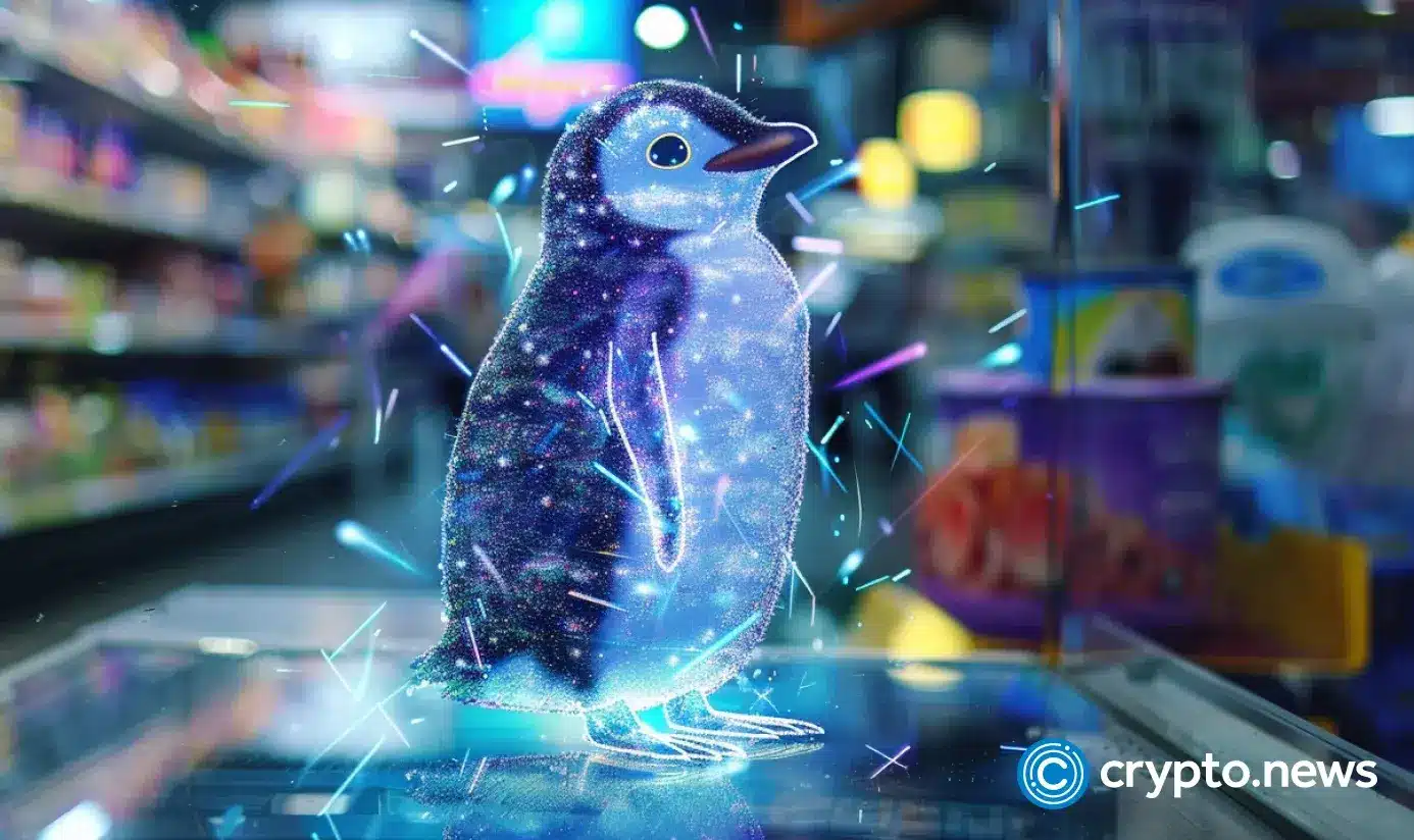Pudgy Penguins（Pengu）代币本周弹回，自2月以来的最高水平飙升至最高水平